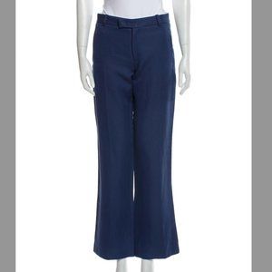 Joseph Wide Leg Navy Pants